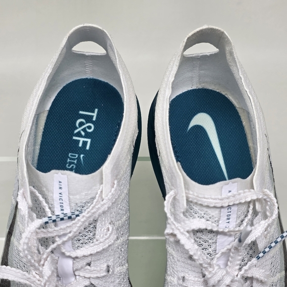 Nike Air Zoom Victory 2 Track Spikes White Green FD8411-100 Men’s Size 7 New - Picture 9 of 12